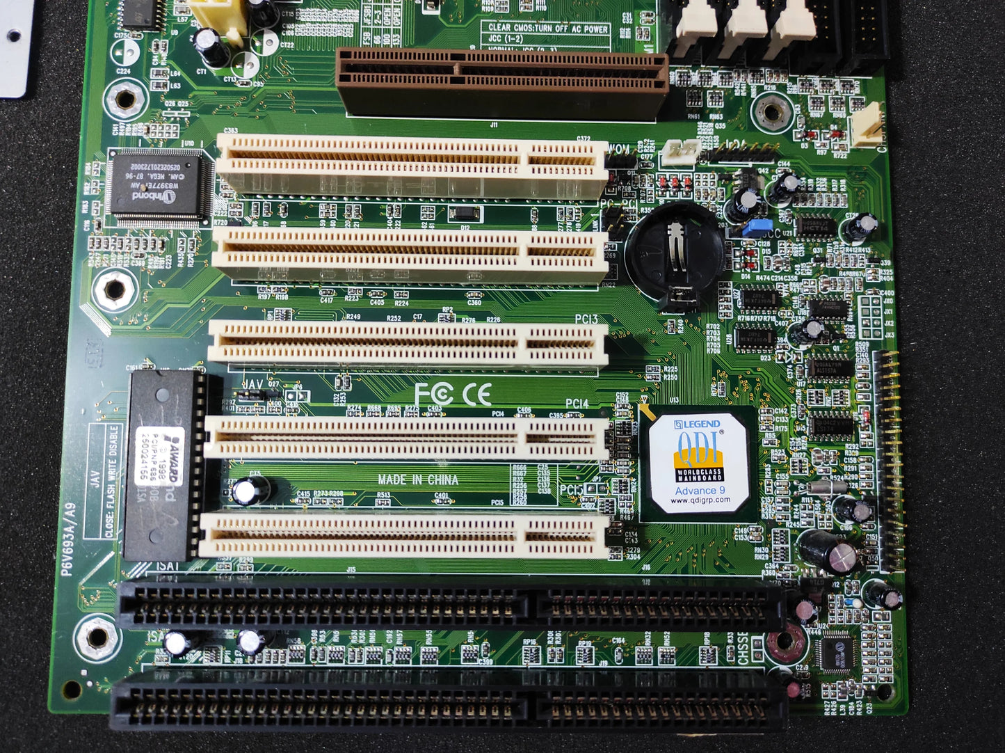 Legend QDI Advance 9 P6V693A/A9 3.0(S3.1) Socket 370 ATX Motherboard AGP ISA PCI