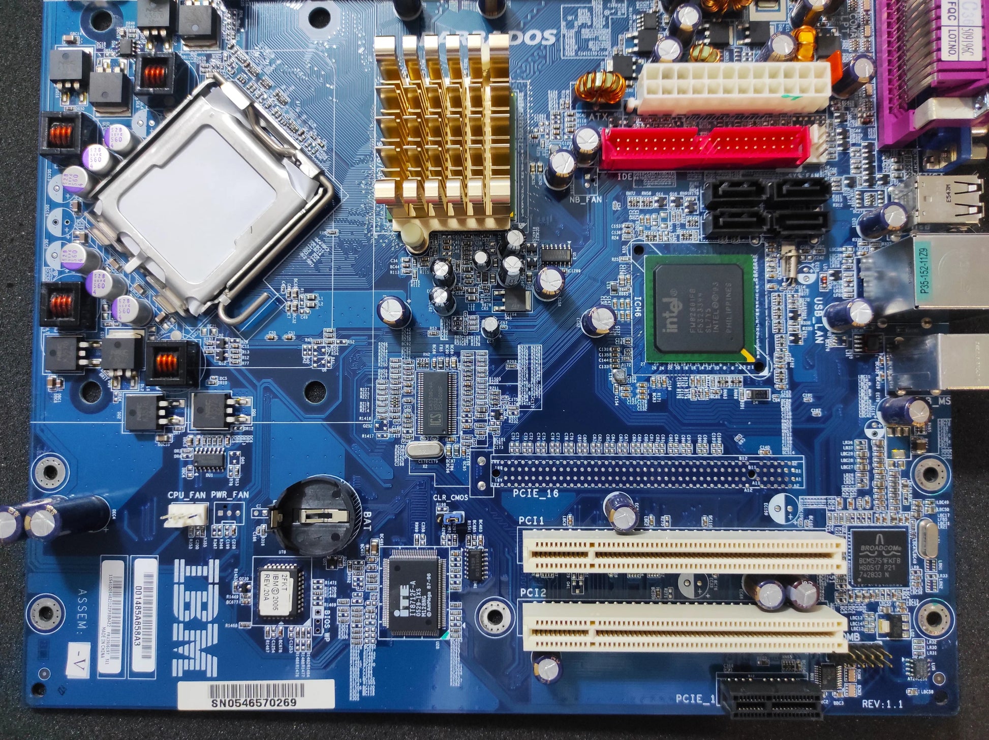 Lenovo IBM BARBADOS Socket 775 DDR2 Motherboard 39J6197 ThinkCentre A51 Intel 915GV Chipset
