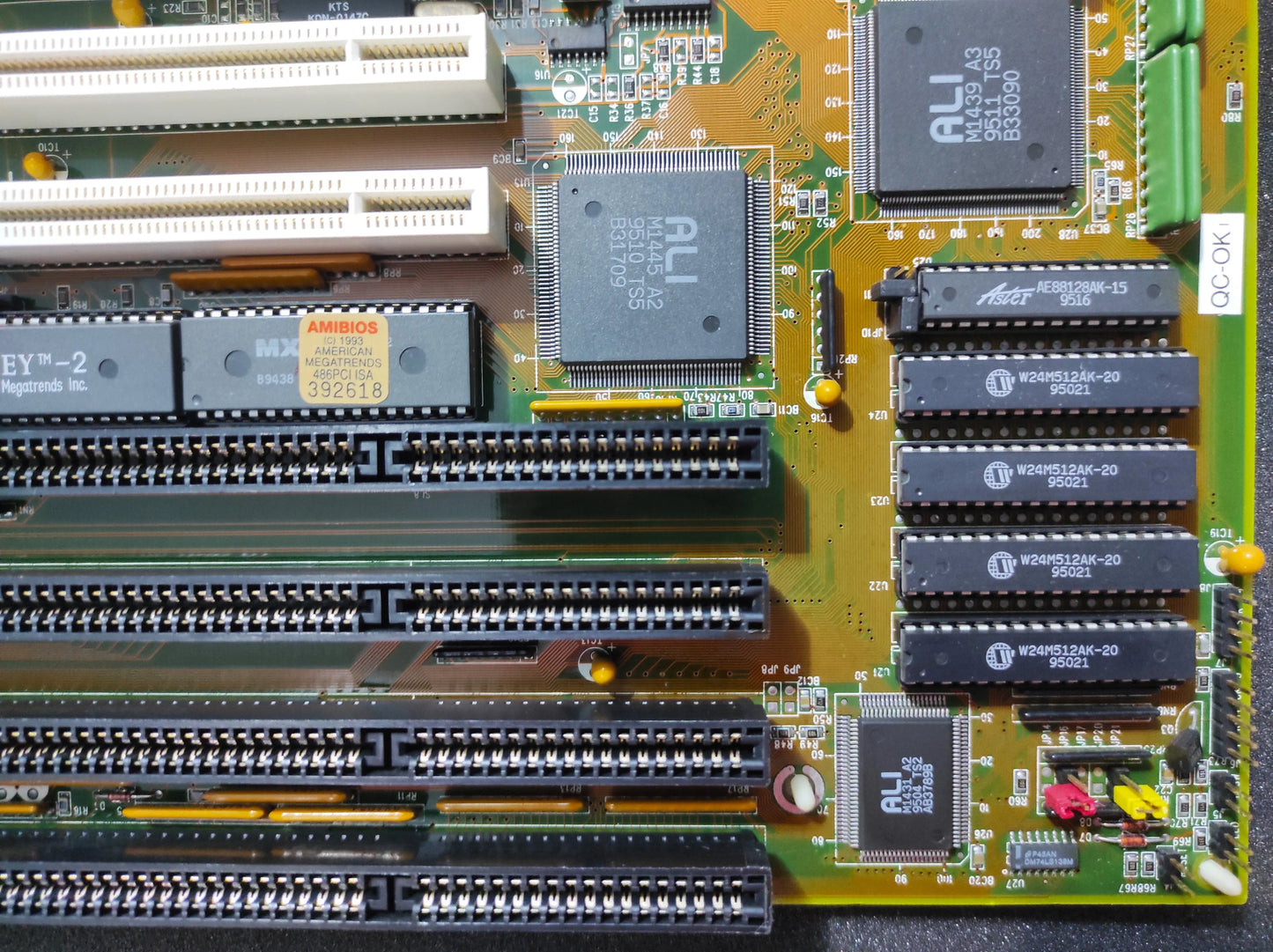 Lucky Star ALI M1445 P.I. Socket 3 486 AT ISA PCI Vintage Retro Motherboard