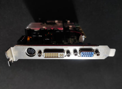 Manli NVIDIA GeForce 6600 256MB AGP VGA DDR TV DVI Retro Graphics Card