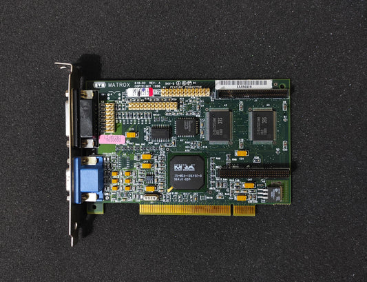 Matrox MGA Mystique 618-02 MGA-1064SG AGP 2MB VGA Video Card MGA-MYST/28I