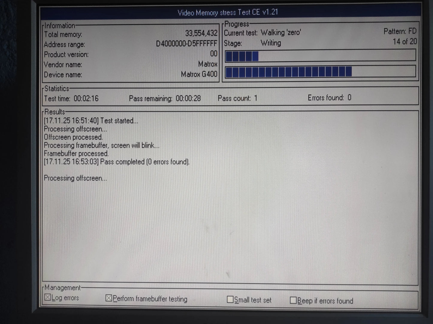 Matrox Millenium G400 Dual Head G4 + MDH4A32G AGP 32MB VGA Video Card 906-04