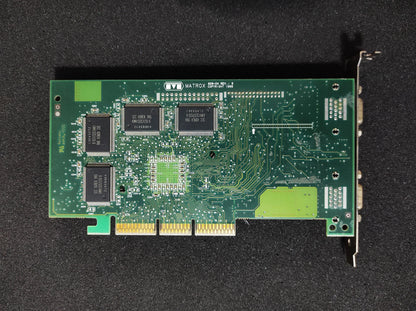 Matrox Millenium G400 Dual Head G4 + MDH4A32G AGP 32MB VGA Video Card 906-04