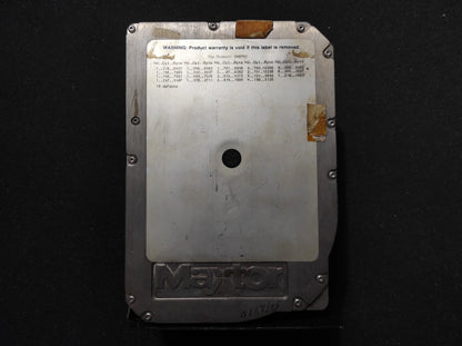 Maxtor XT-1085 85MB 3600RPM MFM 5.25’’ Full-Height Vintage Retro Hard Drive