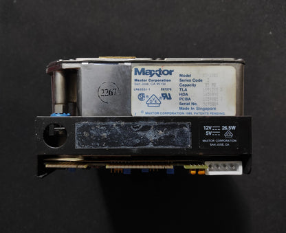 Maxtor XT-1085 85MB 3600RPM MFM 5.25’’ Full-Height Vintage Retro Hard Drive