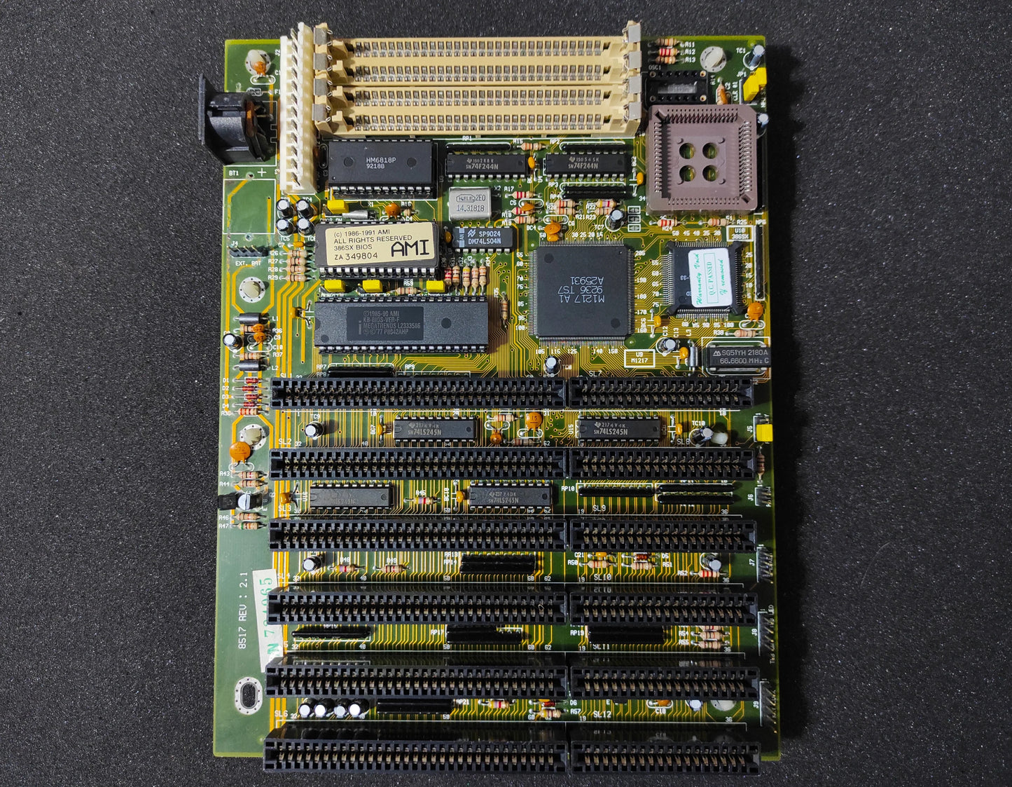 MG Product 8517 AT 386 ISA Vintage Retro Motherboard ALi M1217 Chipset