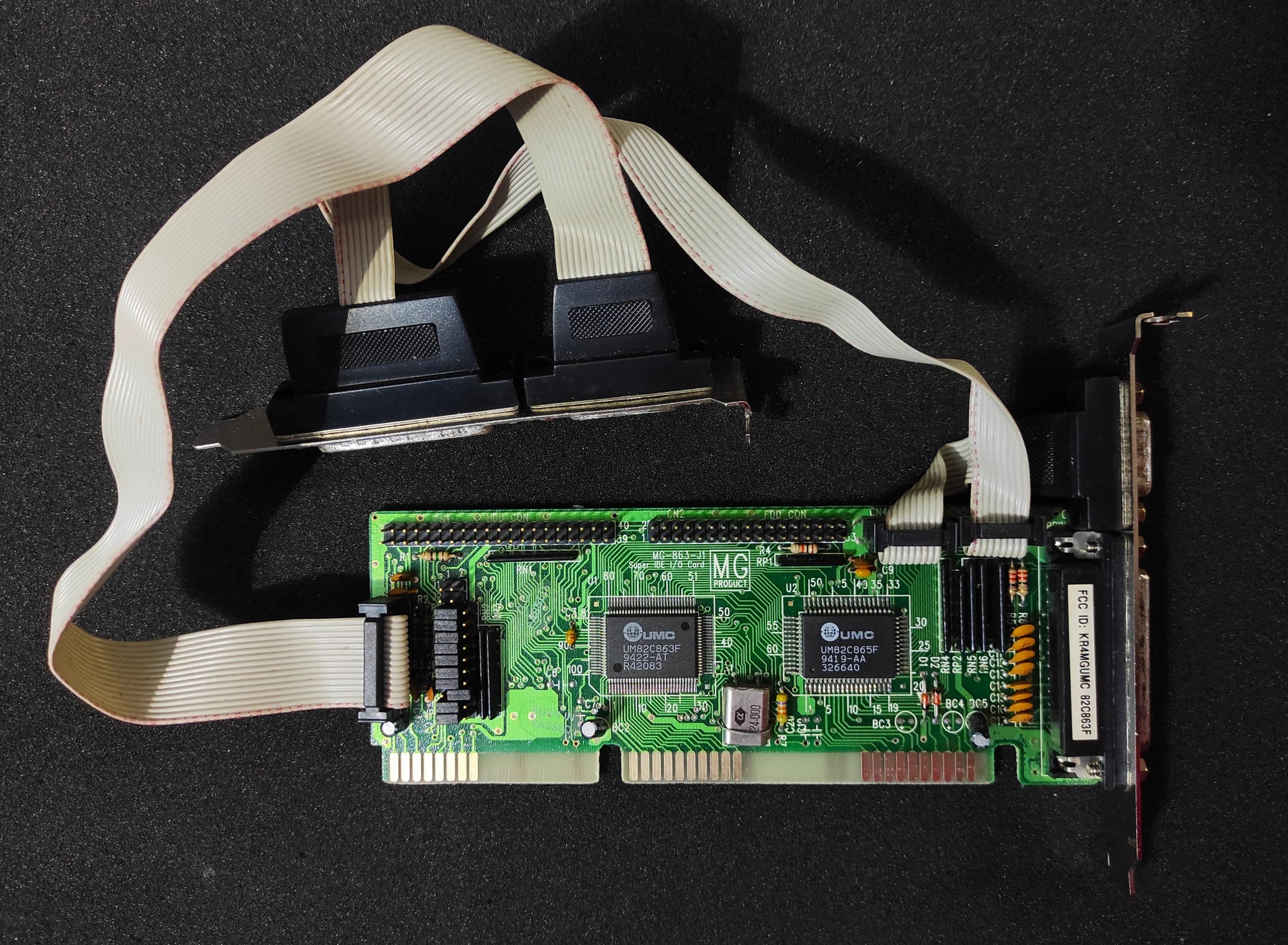 MG Product MG-863-J1 FDD IDE Serial Parallel Game ISA Multi I/O Controller Card UMC UM82C863F