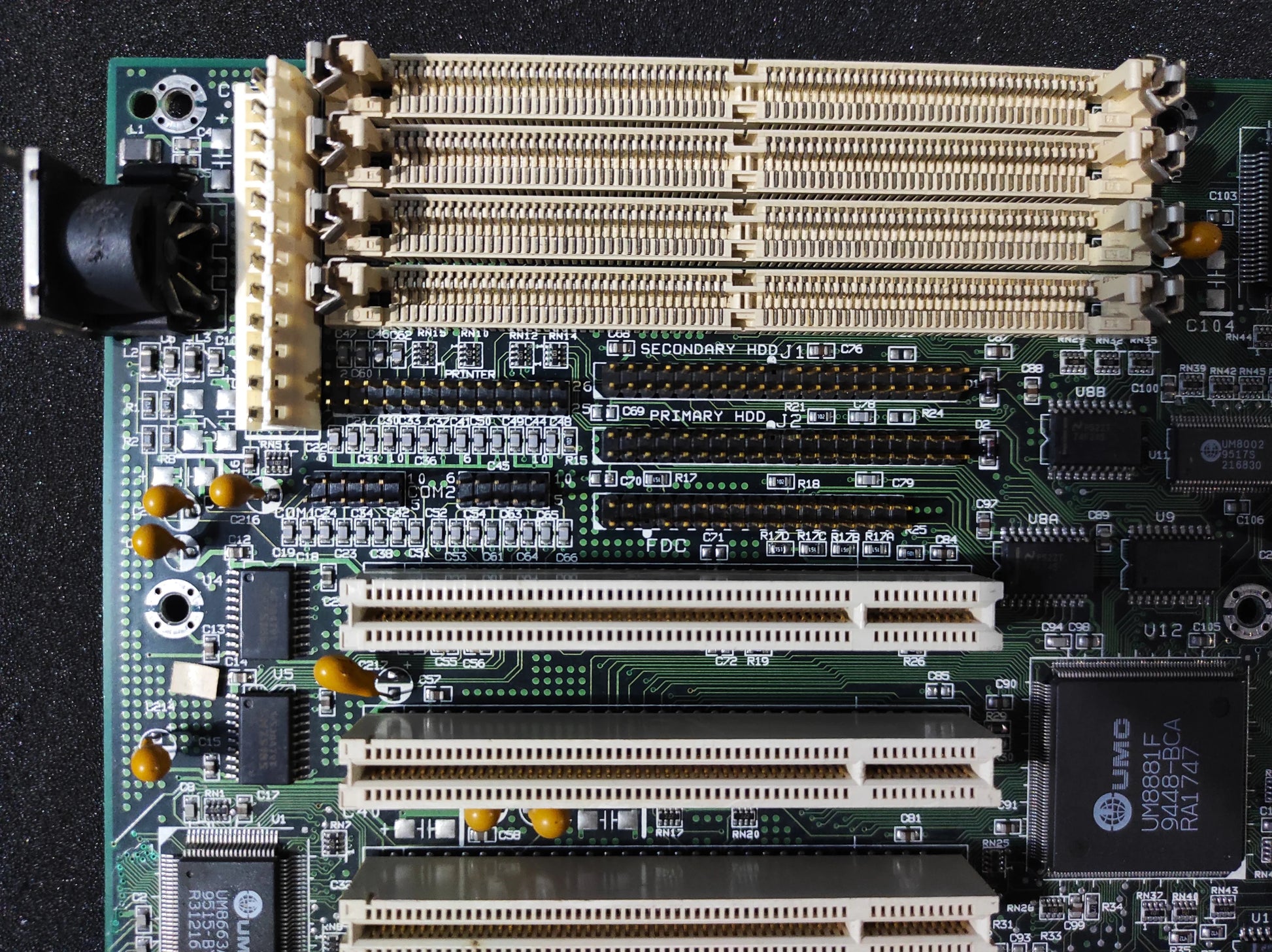 MiTAC PH4500AU-256K-0M Socket 3 486 AT ISA PCI Vintage Retro Motherboard UMC UM82C881