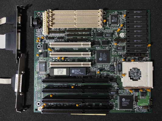 MiTAC PH4500AU-256K-0M Socket 3 486 AT ISA PCI Vintage Retro Motherboard UMC UM82C881