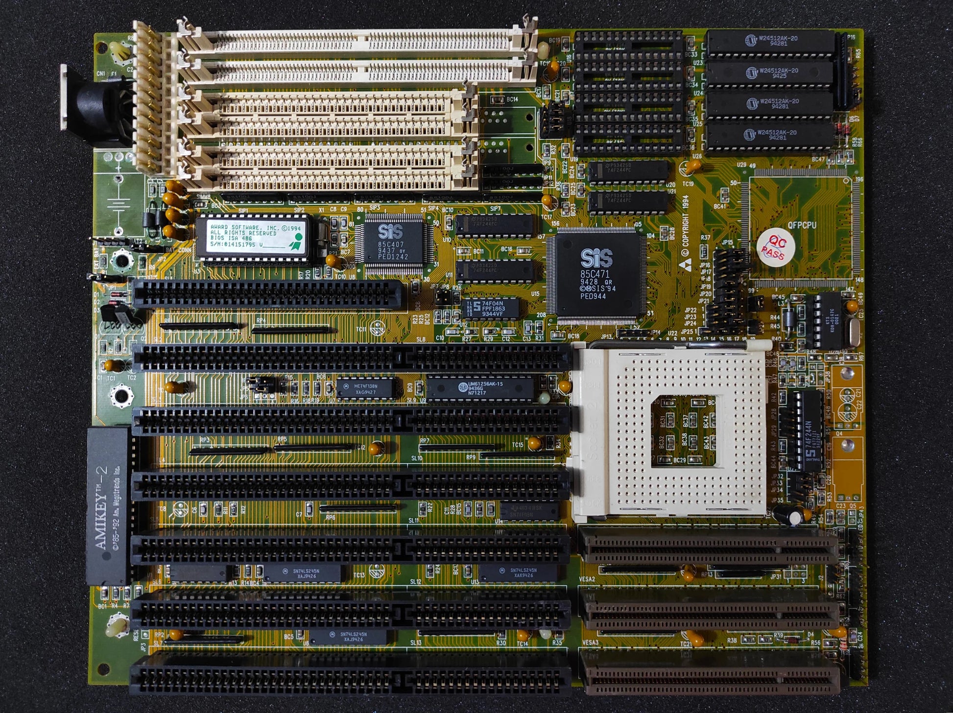 MiTAC Socket 2 486 AT ISA VLB Vintage Retro Motherboard SiS 85C471/407