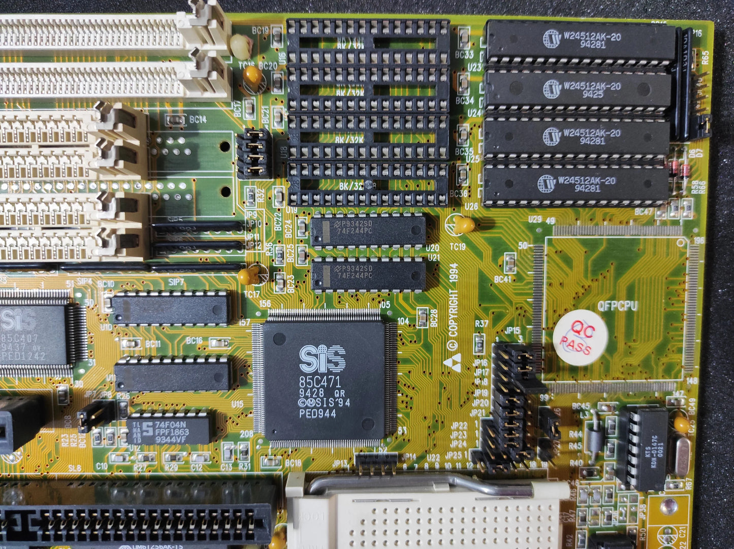 MiTAC Socket 2 486 AT ISA VLB Vintage Retro Motherboard SiS 85C471/407