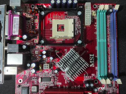 MSI 865PE Neo2-V MS-6788 Socket 478 ATX DDR Motherboard AGP PCI Intel 865PE Chipset