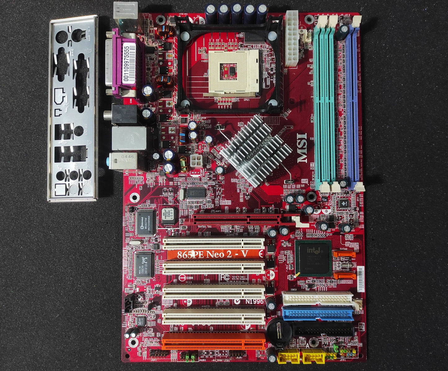 MSI 865PE Neo2-V MS-6788 Socket 478 ATX DDR Motherboard AGP PCI Intel 865PE Chipset