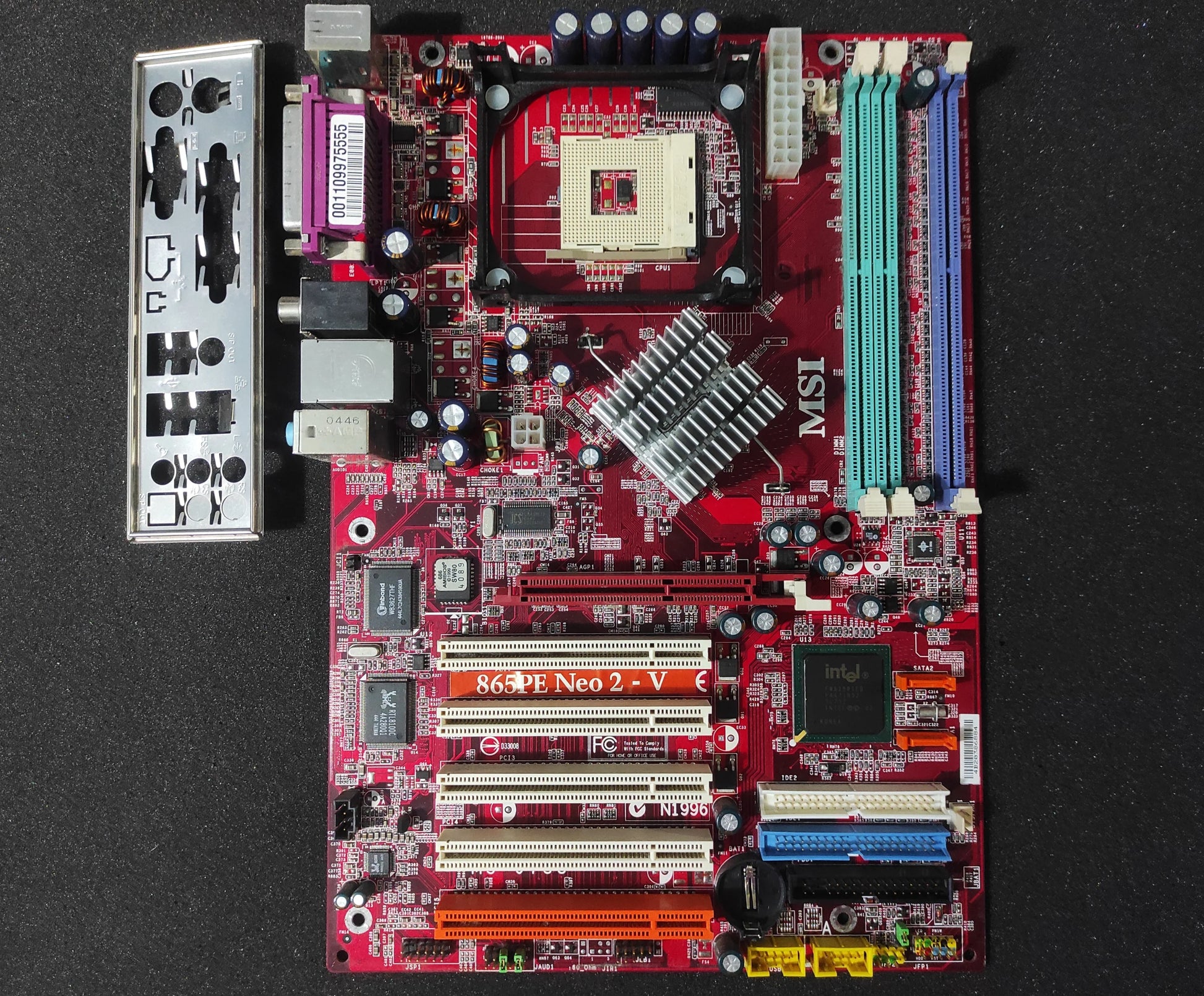 MSI 865PE Neo2-V MS-6788 Socket 478 ATX DDR Motherboard AGP PCI Intel 865PE Chipset