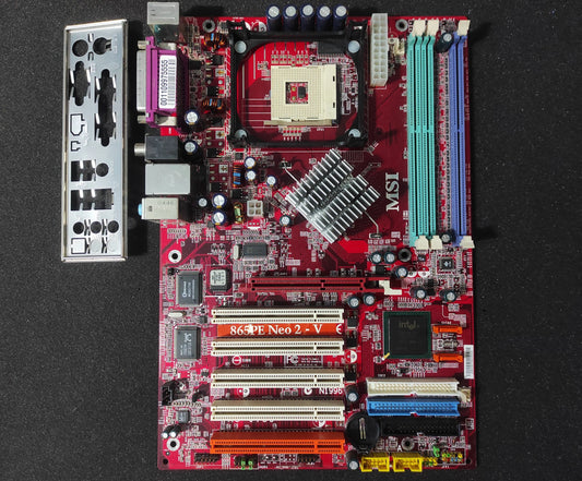 MSI 865PE Neo2-V MS-6788 Socket 478 ATX DDR Motherboard AGP PCI Intel 865PE Chipset