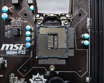 MSI B85M-P32 Socket 1150 DDR3 mATX Motherboard Intel B85 Express Chipset