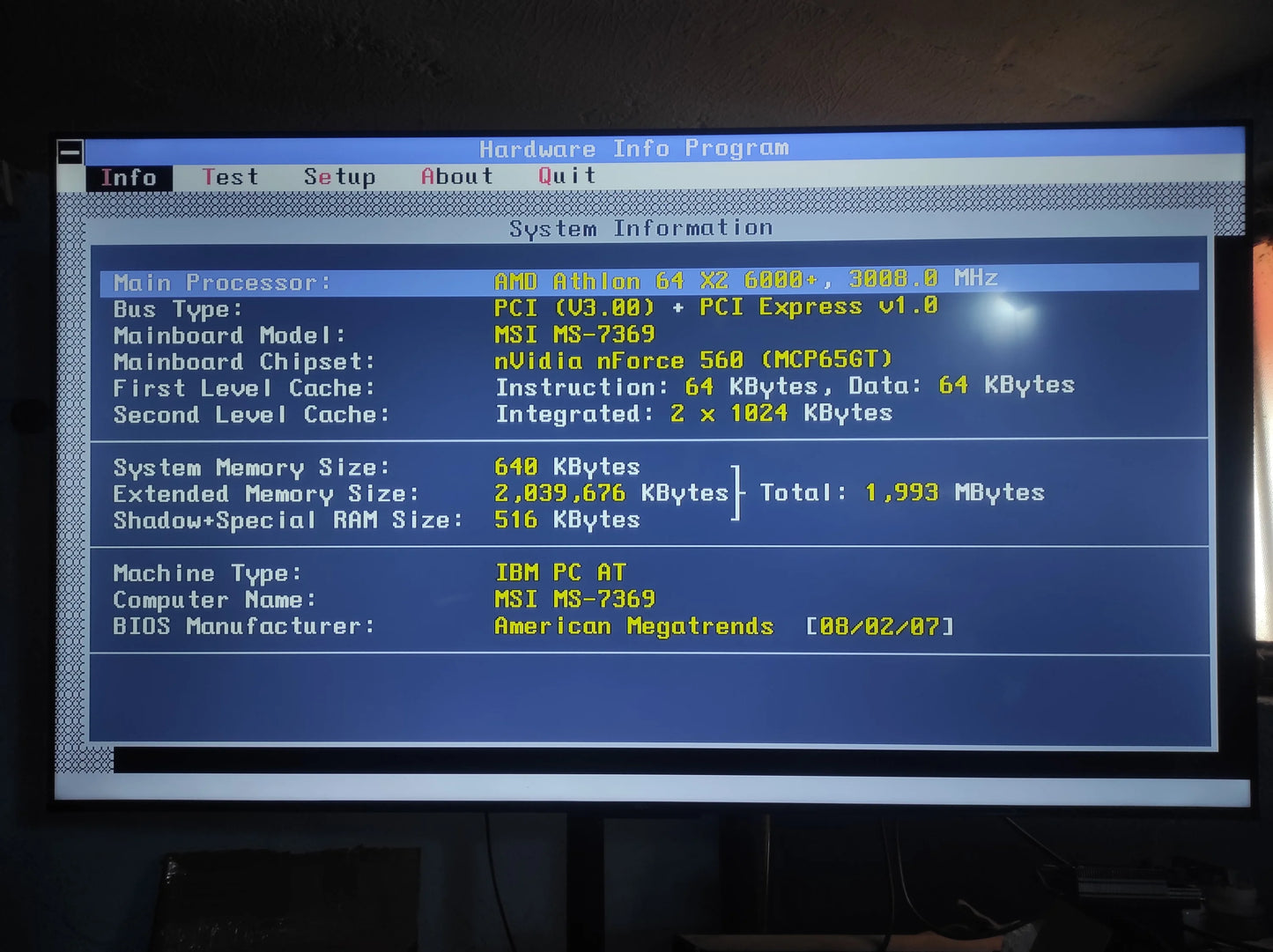 MSI K9N Neo V3 MS-7369 Socket AM2 ATX DDR2 Motherboard Nvidia nForce 560 Chipset