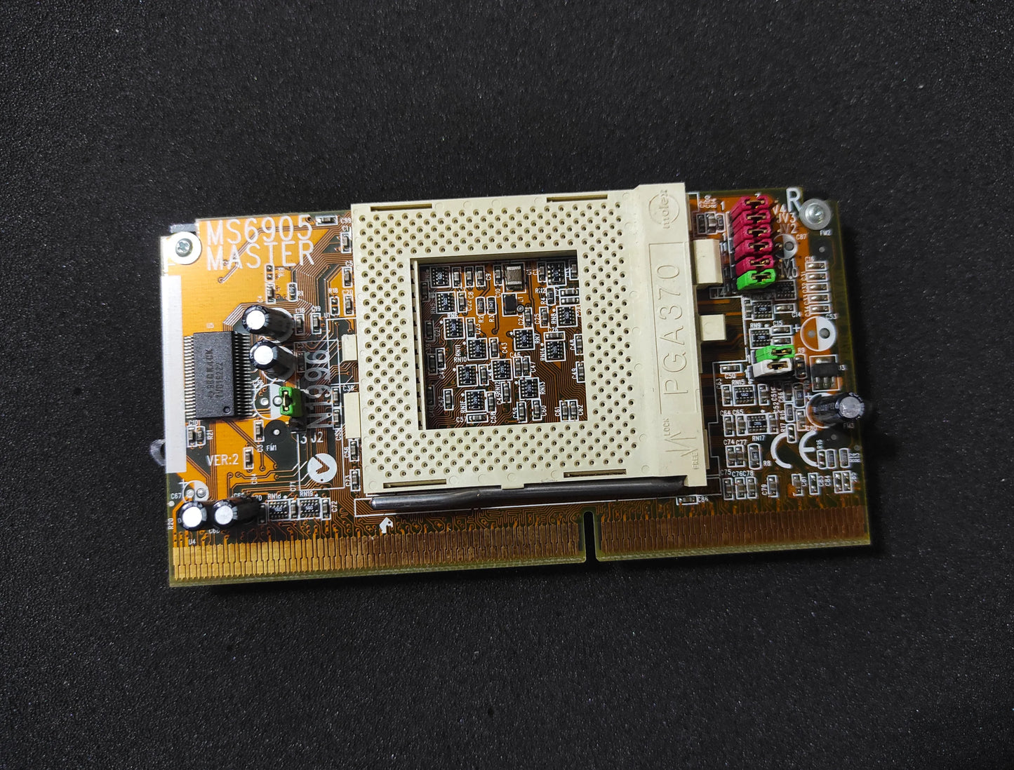MSI MS-6905 Ver.2 Slot 1 to Socket 370 Slotket FC-PGA Converter Adapter