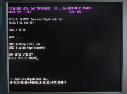 OAK VD-200-5 1077082004 OTI077 512KB 16-bit Vintage Retro ISA Graphics Video Card