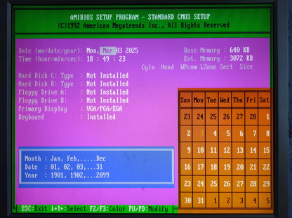 PCChips M321 Rev. 3.1 386 AT Vintage Retro Motherboard with ULSI Math ISA CHIP 5 + 6 Chipset