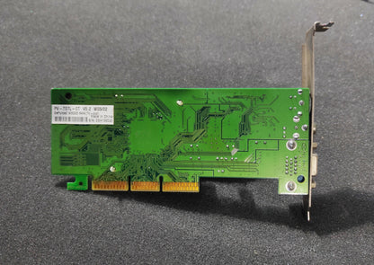 PINE Nvidia GeForce2 MX 200 AGP 64MB VGA TV-OUT Retro Graphics Card PV-T07L-CT