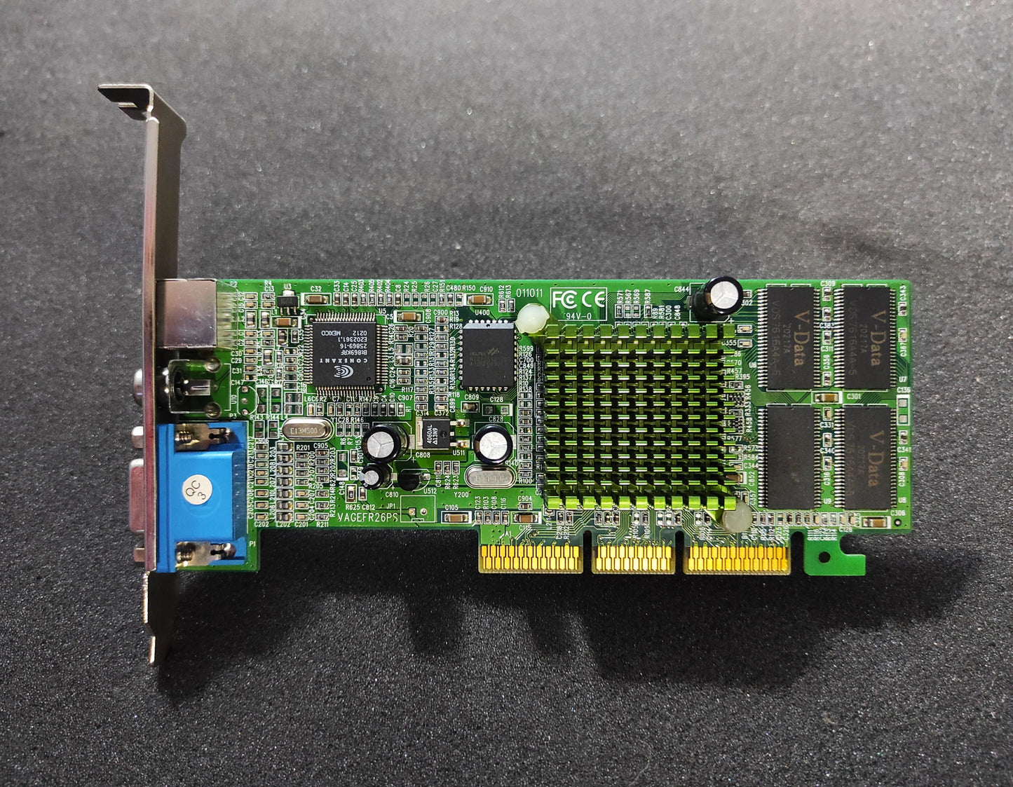 PINE Nvidia GeForce2 MX 200 AGP 64MB VGA TV-OUT Retro Graphics Card PV-T07L-CT