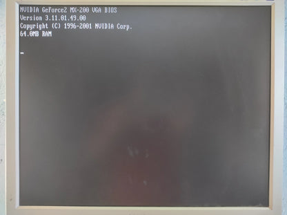 PINE Nvidia GeForce2 MX 200 AGP 64MB VGA TV-OUT Retro Graphics Card PV-T07L-CT