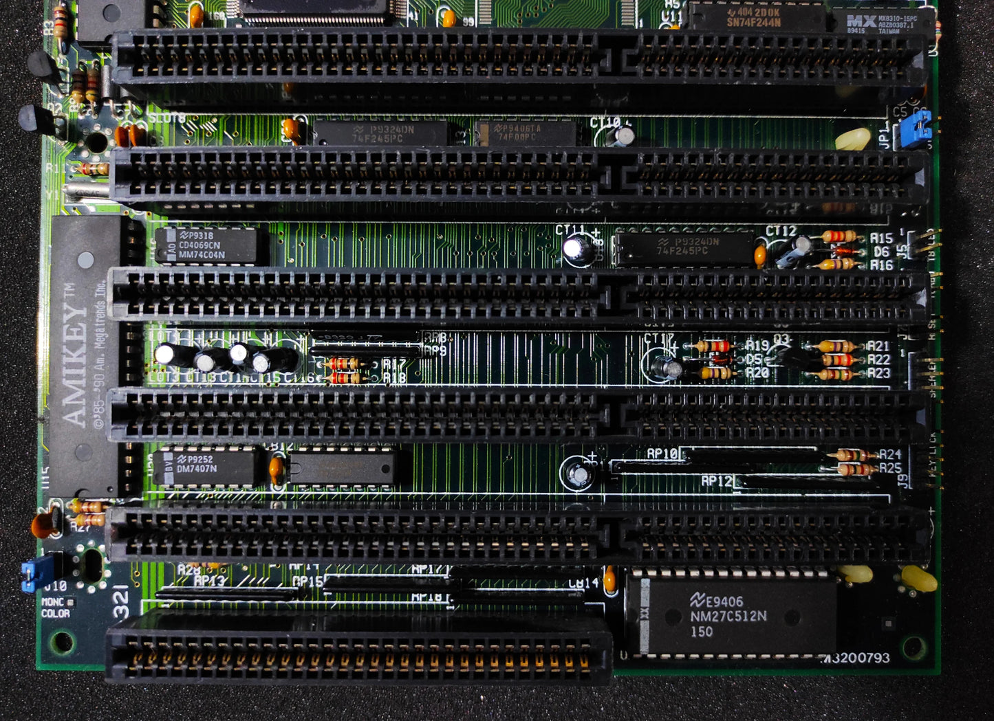 Pine PT-321 386 AT Vintage Retro Motherboard ISA Macronix MX83C30x M3200793