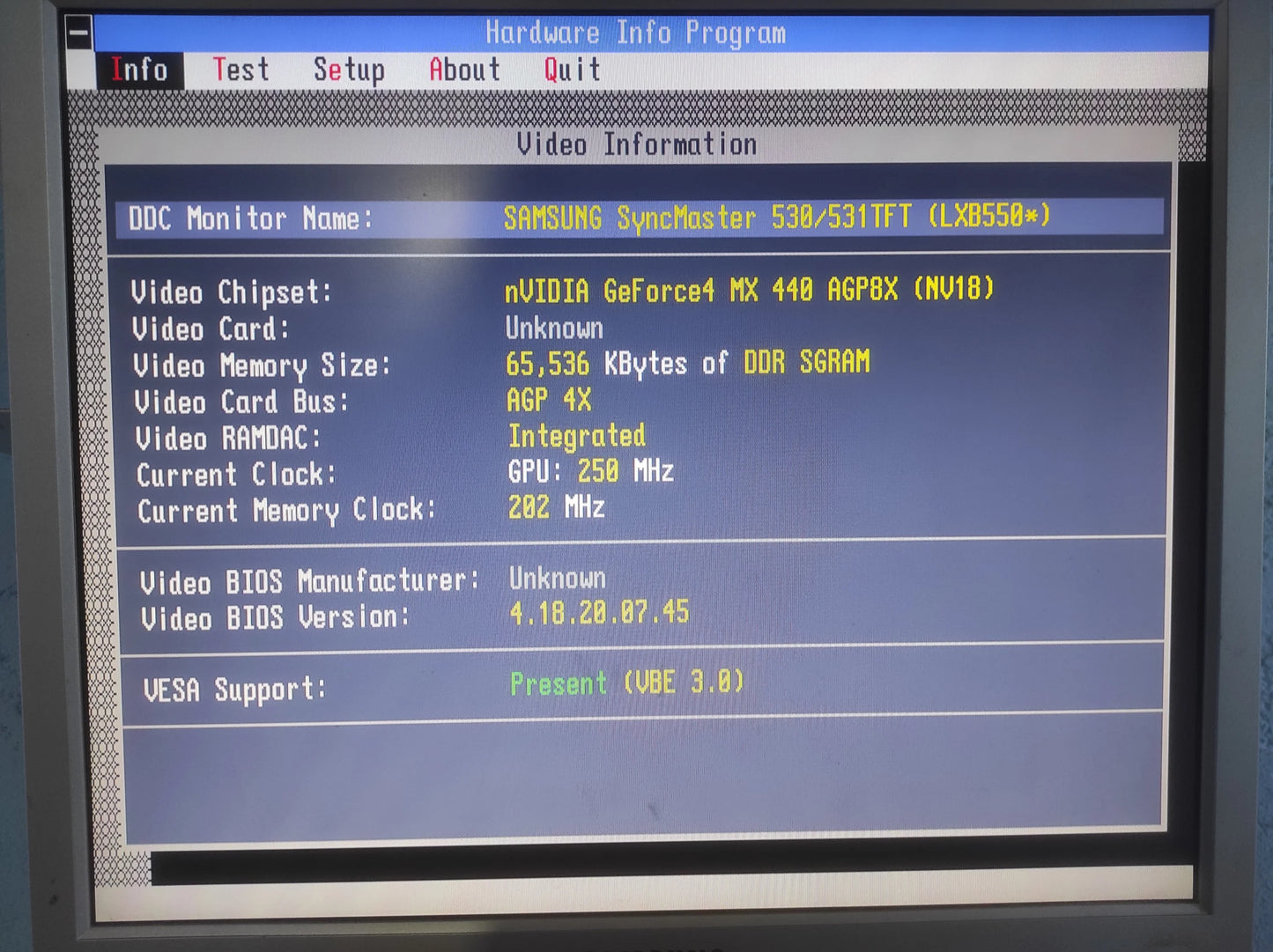 PixelView NVIDIA GeForce4 MX 440 AGP 64MB VGA Graphics Video Card MVGA-NVG18AM
