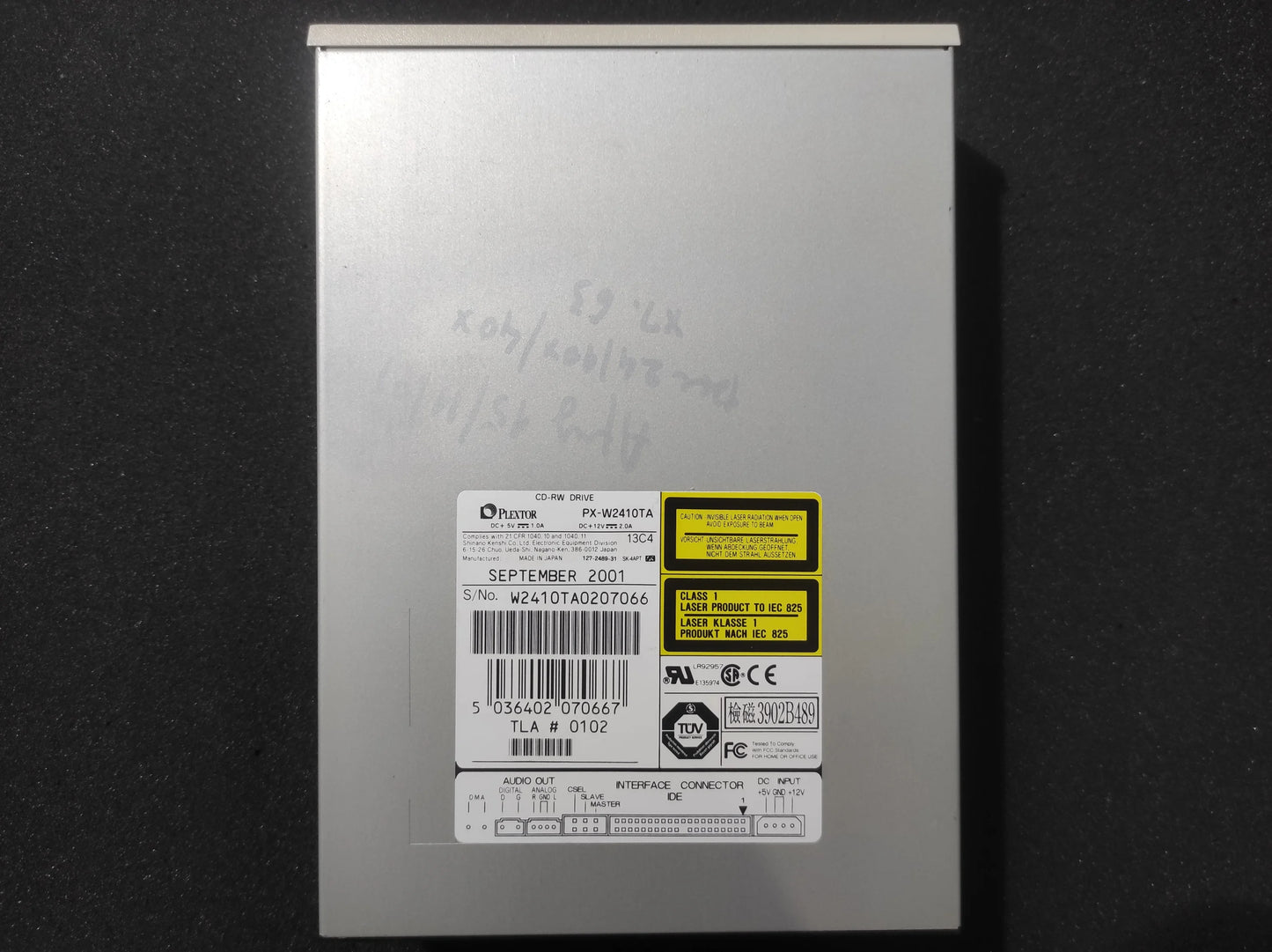 Plextor PlexWriter PX-W2410TA IDE 5.25’’ Internal Vintage Retro Beige CD-RW Drive