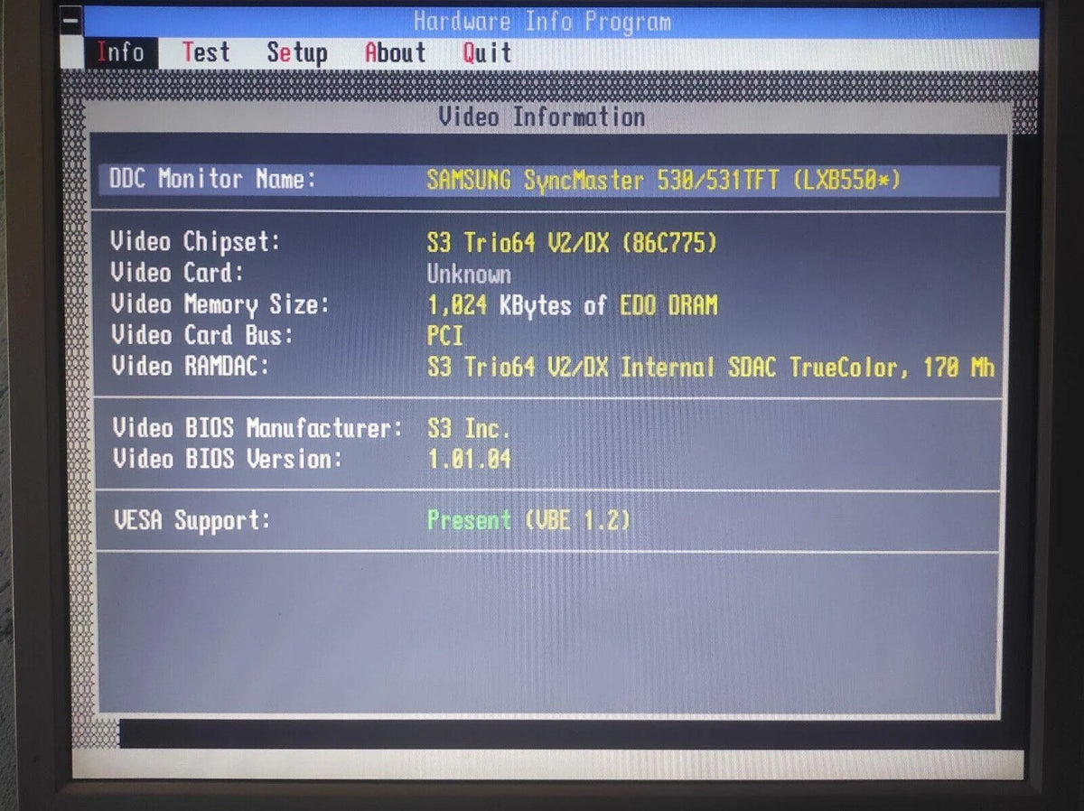 PowerColor S3 Trio64V2/DX 1MB PCI VGA Vintage Retro Graphics Video Card 86C775 - Retro PC Hardware & More