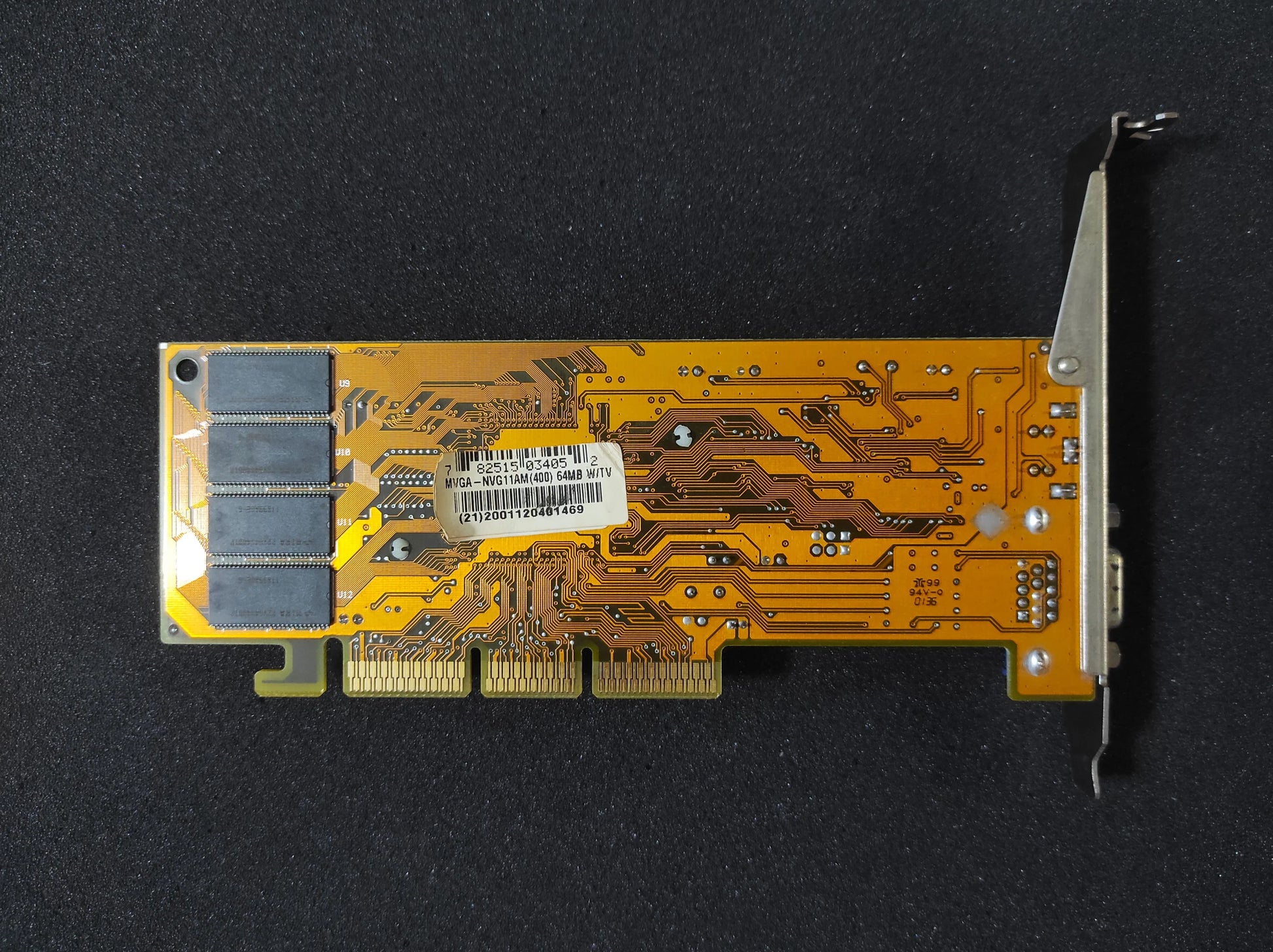 Prolink NVIDIA GeForce2 MX 400 64MB AGP VGA Graphics Card MVGA-NVG11AM(400)