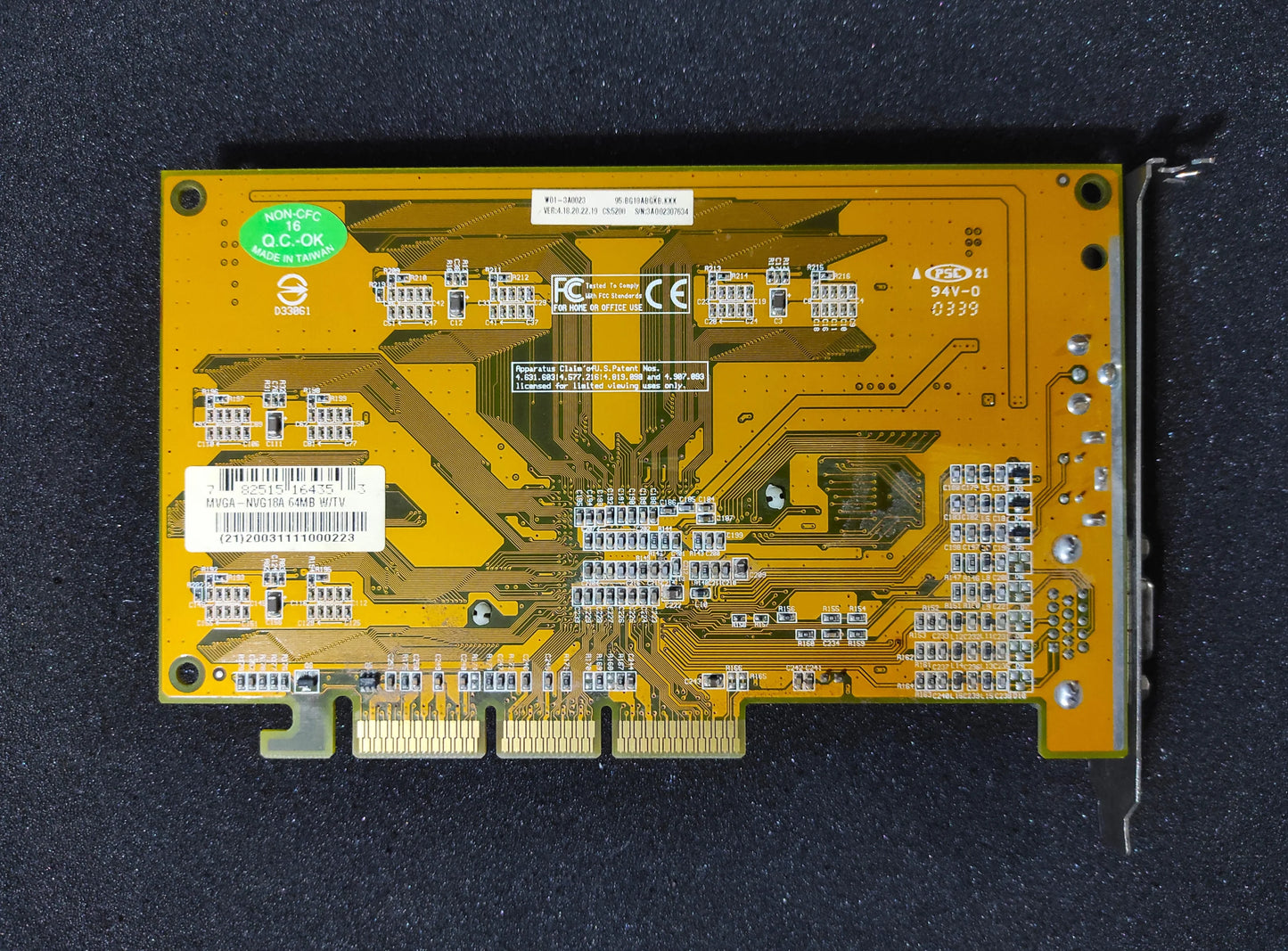 ProLink NVIDIA GeForce4 MX 440 AGP 64MB VGA Graphics Video Card MVGA-NVG18A