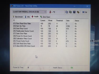 Quantum Fireball EX EX64A014 6.4GB IDE 3.5’’ Vintage Retro Hard Drive HDD 5400RPM 512KB