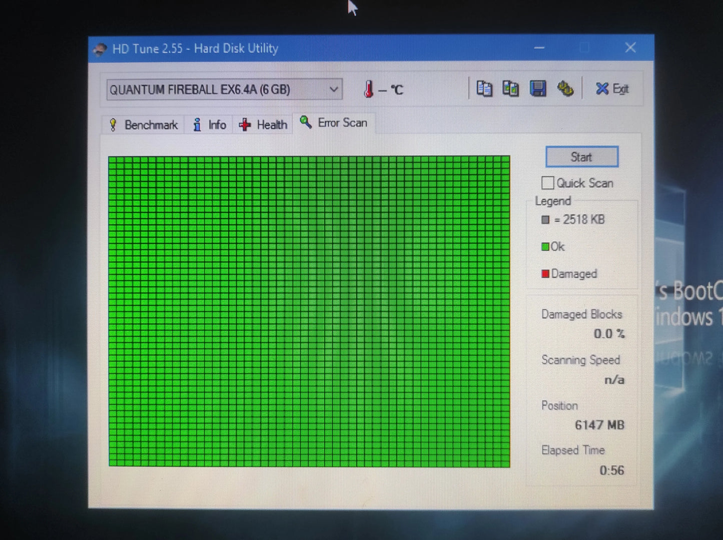 Quantum Fireball EX EX64A014 6.4GB IDE 3.5’’ Vintage Retro Hard Drive HDD 5400RPM 512KB
