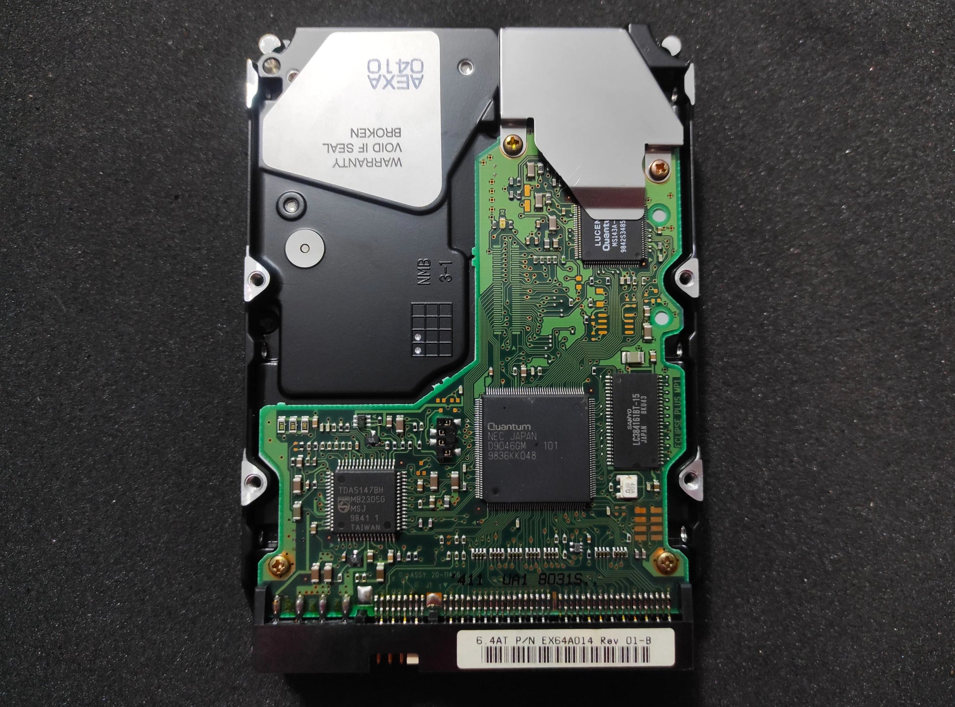 Quantum Fireball EX EX64A014 6.4GB IDE 3.5’’ Vintage Retro Hard Drive HDD 5400RPM 512KB