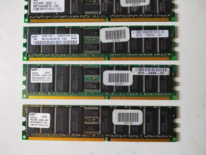 Samsung 3GB (6x512MB) DDR PC-2100R 266MHz RDIMM ECC Registered Server RAM - Retro PC Hardware & More