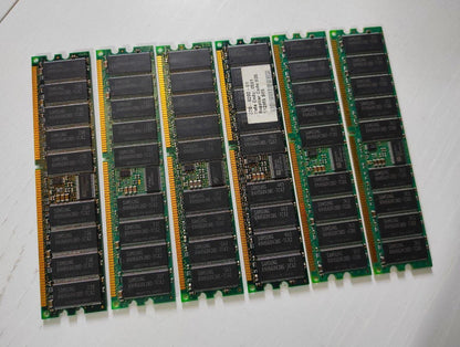 Samsung 3GB (6x512MB) DDR PC-2100R 266MHz RDIMM ECC Registered Server RAM - Retro PC Hardware & More