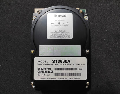 Seagate Medalist 545XE ST3660A 545MB 120KB 3800RPM IDE 3.5’’ Retro Hard Drive HDD 958002-401