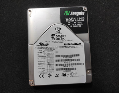 Seagate Medalist ST51080A 1083MB 256KB 5400RPM IDE 3.5’’ Retro Hard Drive HDD