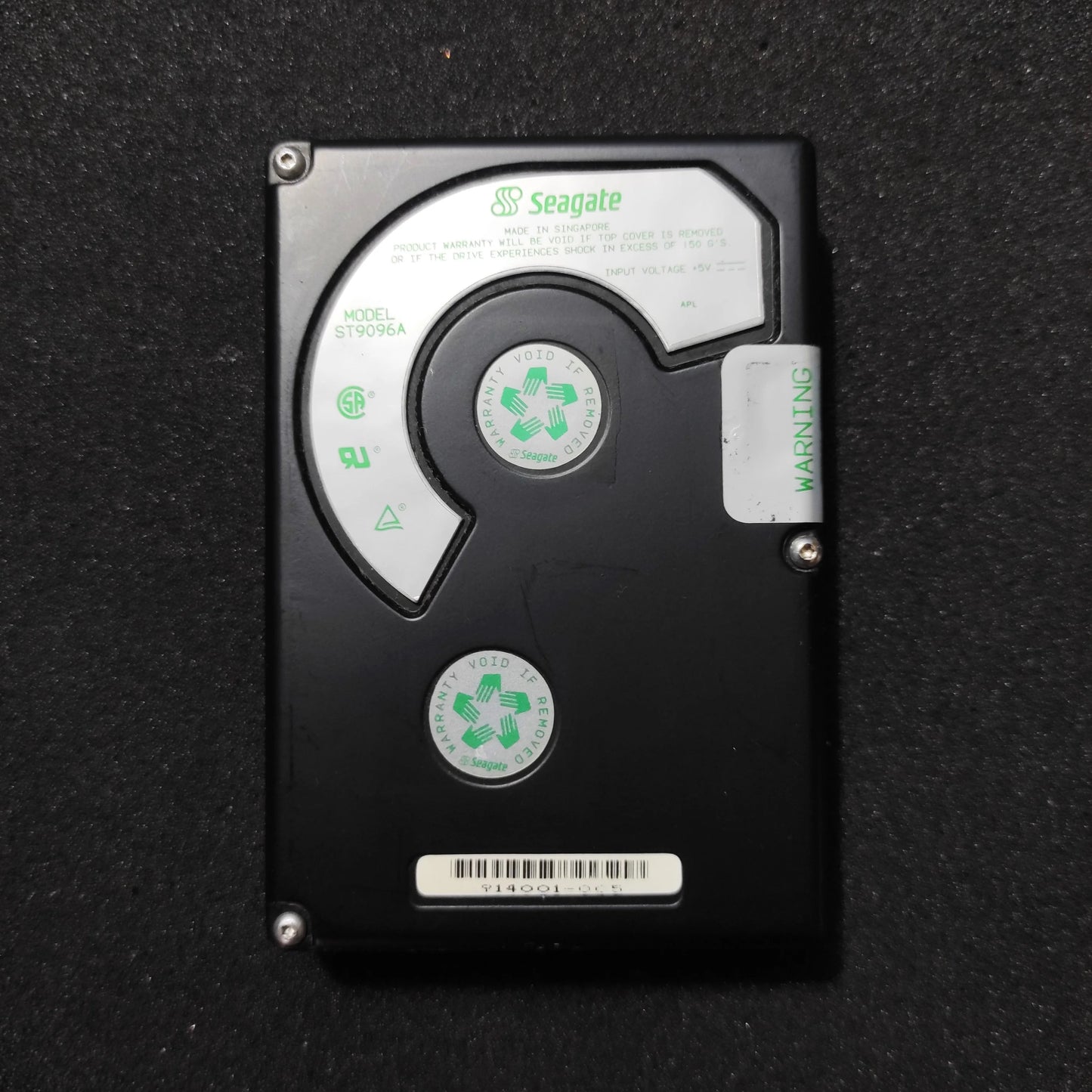 Seagate ST9096A 85MB 3450RPM IDE 2.5’’/SLL Vintage Retro Hard Drive HDD