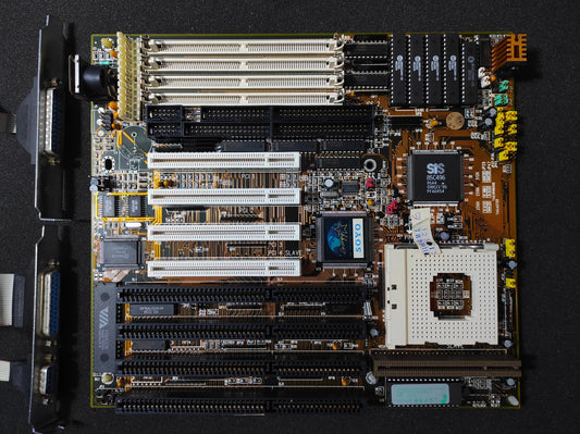 Soyo SY-4SAW2 Socket 3 AT 486 VIP Vintage Retro Motherboard ISA PCI SiS 85C496/497 Chipset
