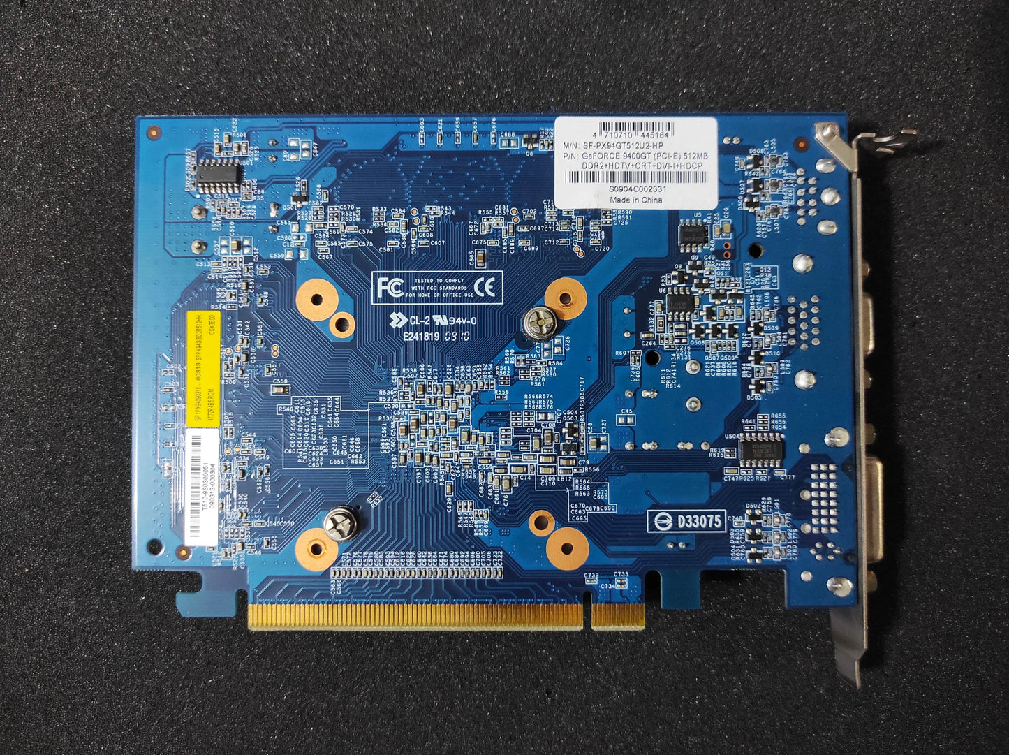 Sparkle SFPX95 NVIDIA GeForce 9400 GT 512MB GDDR2 PCI-e VGA DVI Graphics Video Card SF-PX94GT512U2-HP