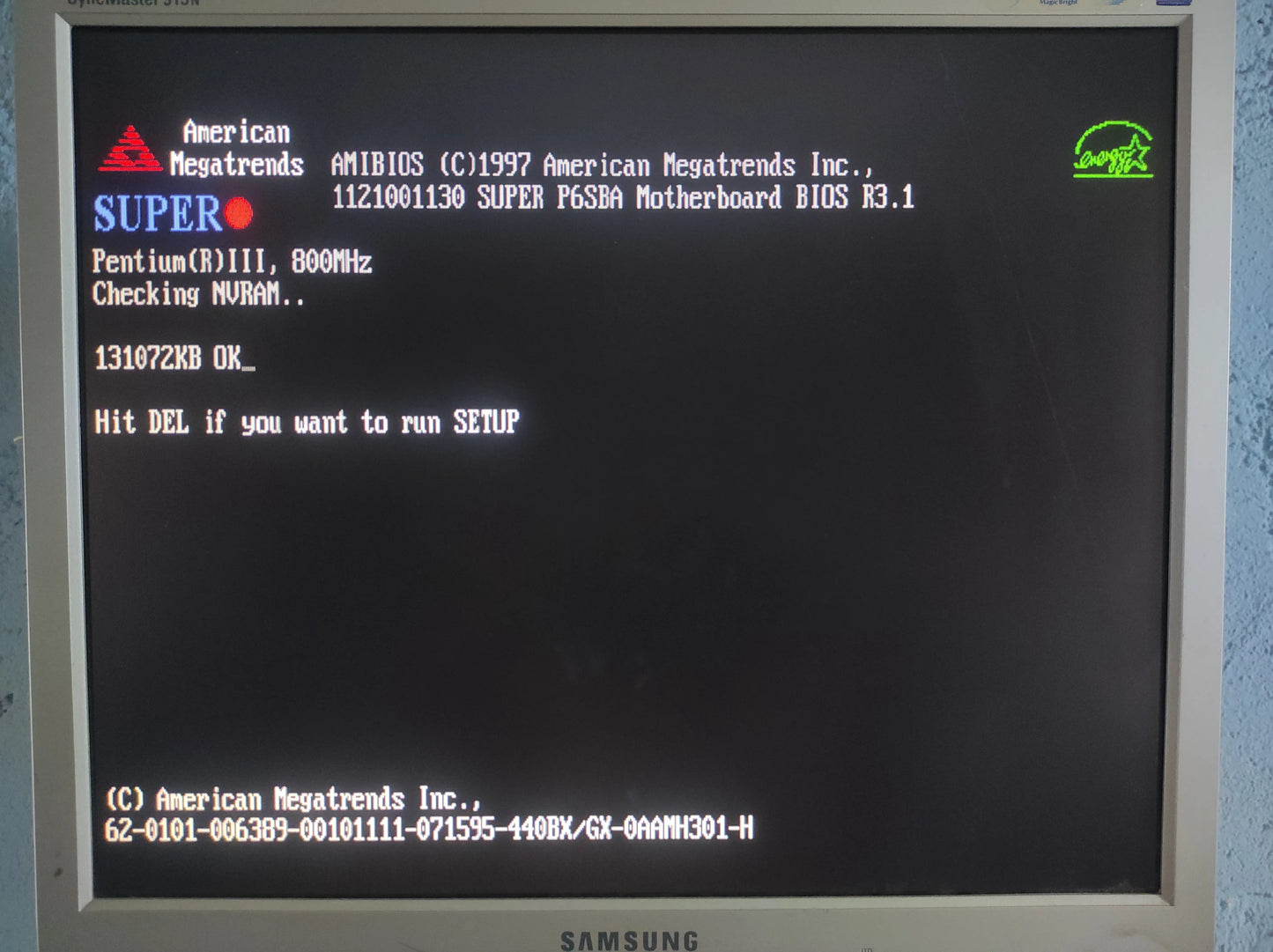 Supermicro P6SBA Rev 2.00 Slot 1 ATX Retro Motherboard AGP ISA PCI Intel 440BX Chipset