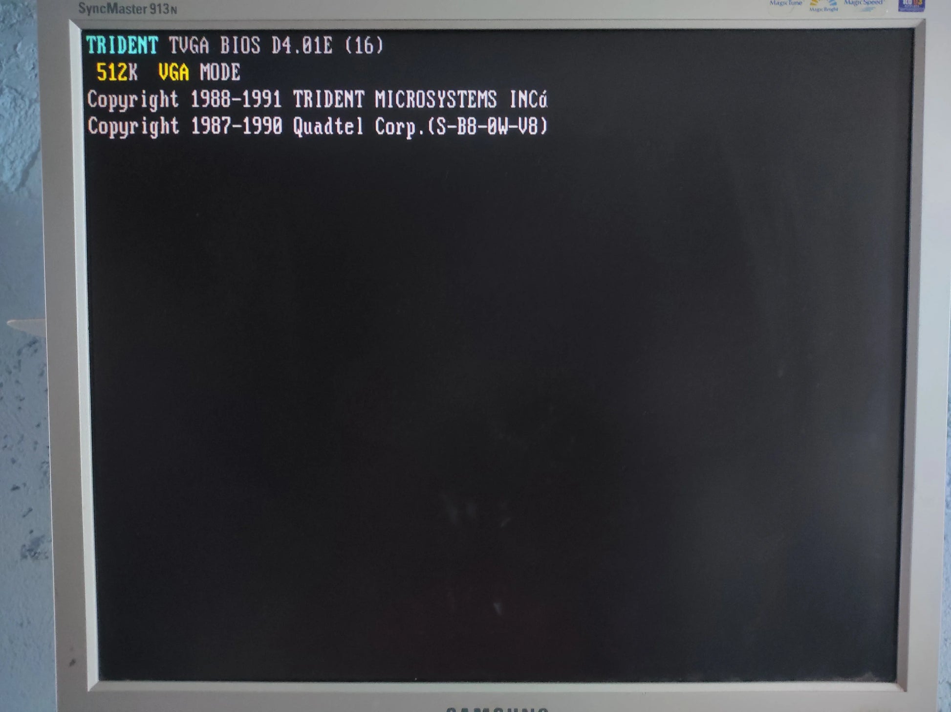 Trident 7210 TVGA9000i-2 512KB Vintage Retro 16-bit ISA VGA Graphics Video Card