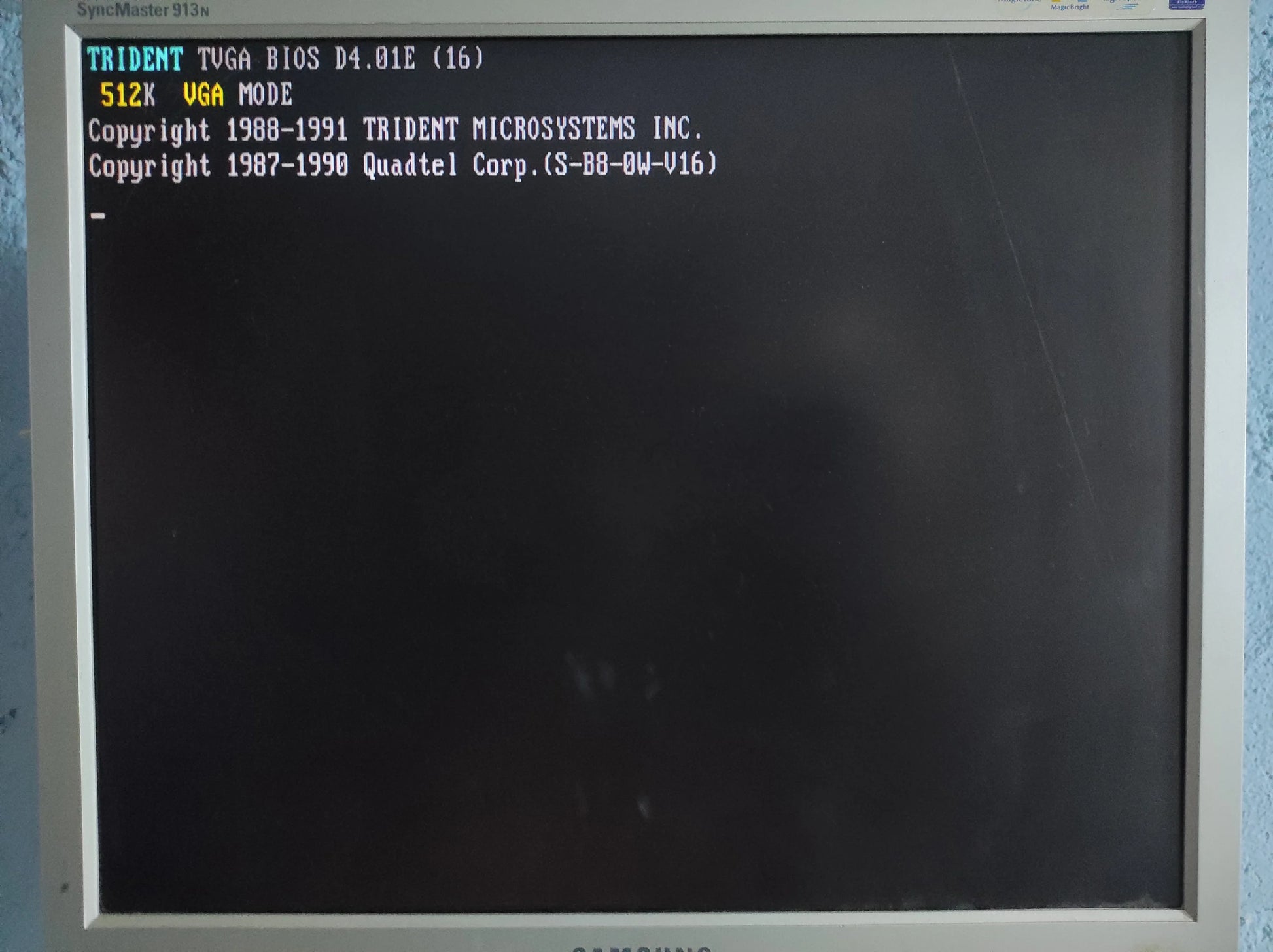 Trident 7210 TVGA9000i-3 512KB Vintage Retro 16-bit ISA VGA Graphics Video Card