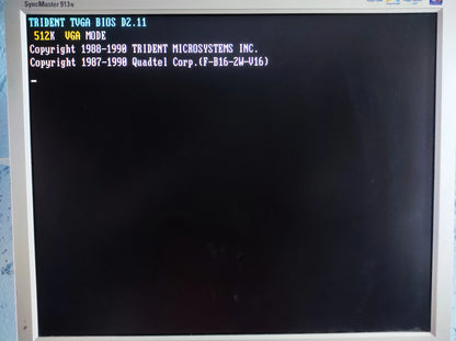Trident 9016X2/4 LT2 TVGA9000B Retro 512KB 16-bit ISA Graphics Video Card