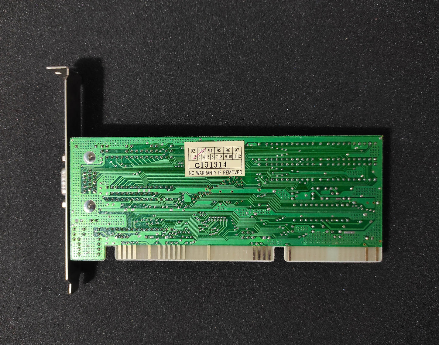Trident 9016X2/4 LT2 TVGA9000B Vintage Retro 256KB 16-bit ISA Graphics Video Card
