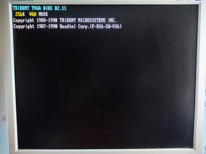 Trident 9016X2/4 LT2 TVGA9000B Vintage Retro 256KB 16-bit ISA Graphics Video Card