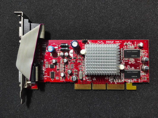 TUL R92LE Ati Radeon 9200SE AGP 128MB VGA DVI Graphics Card R92L-SC3